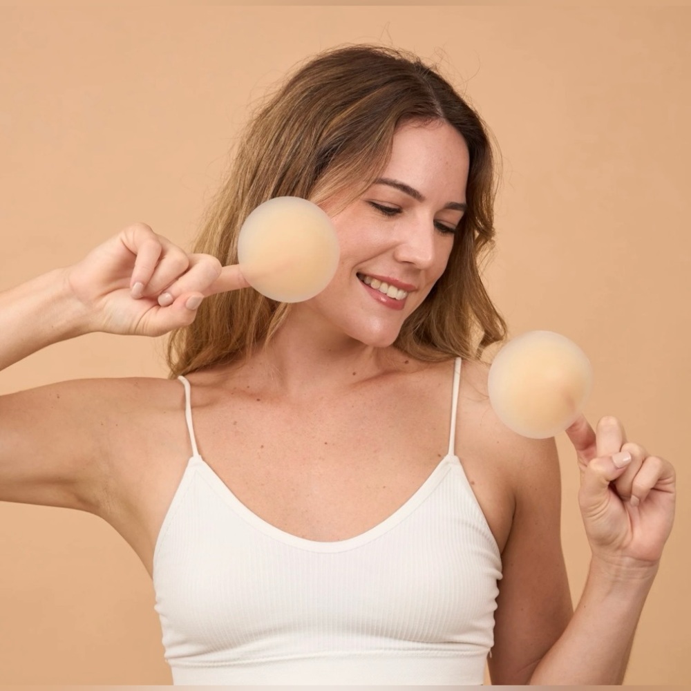 Adhesive Nipple Covers - Tan - Picture 11 of 14